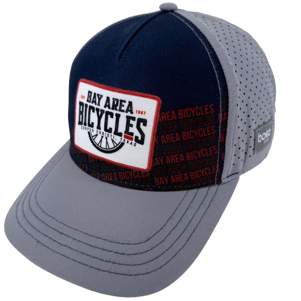 Boco Gear Bay Area Bicycles Corpus Christi Texas Performance Adj Hat Navy Grey
